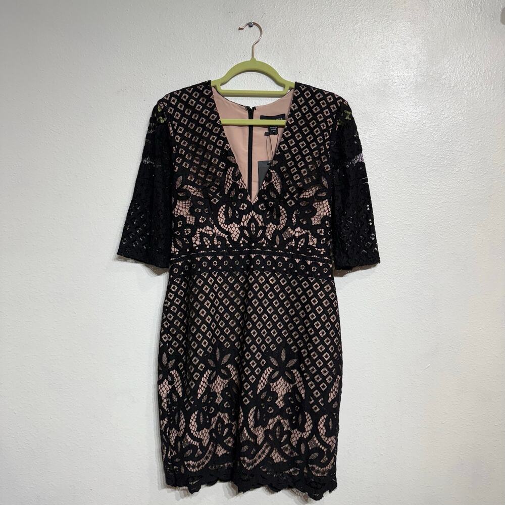 StyleStalker Black Lani Lace Dress Size Medium NWT